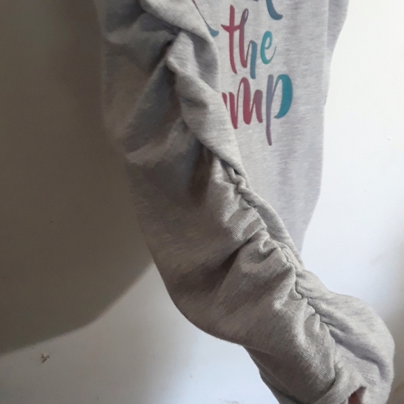 Thyme Maternity grey XL Rock the Bump Ladies Graphic T Shirt - Picture 4 of 5